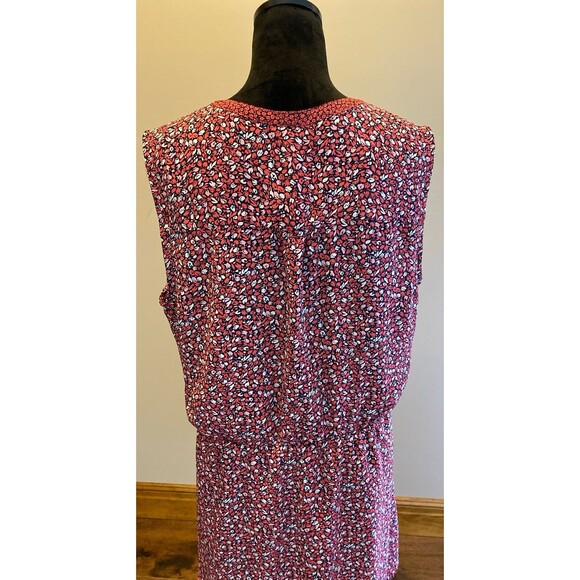 Gap Dress Plus Size XL Sleeveless Drawstring Waist Pockets Lined Flowy Cool - Picture 7 of 12